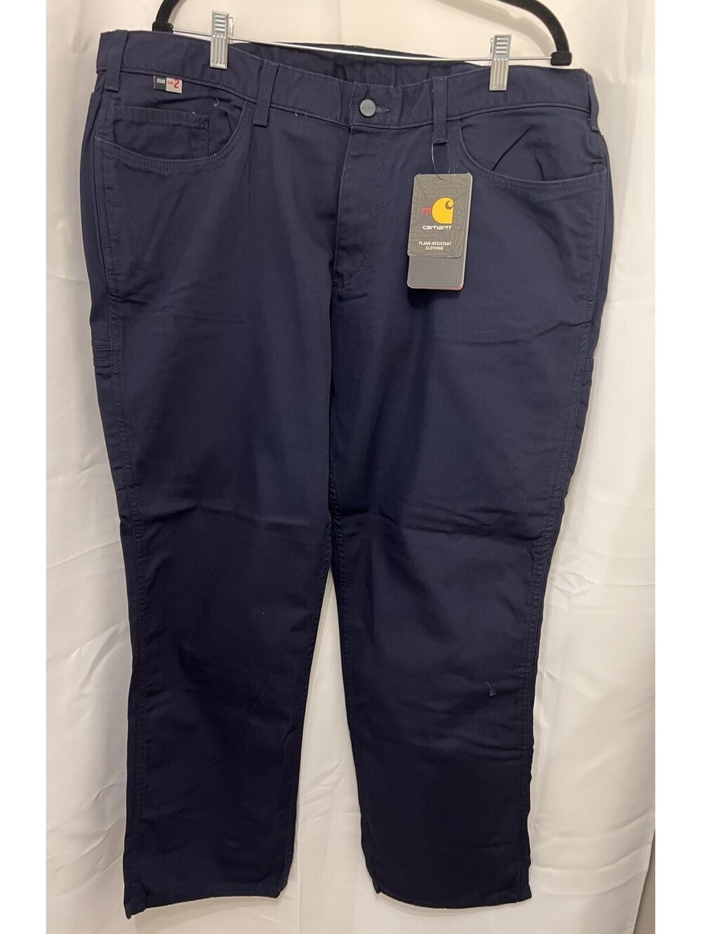 NEW WITH TAGS — Carhartt Women's FR Rugged Flex® Canvas Pants in Navy Sz 20 Plus